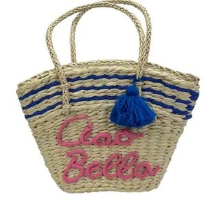 Ashland ciao Bella straw woven bag